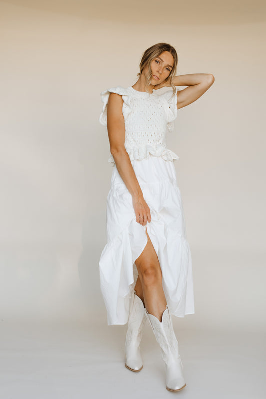 All My Love Dress/ Off white